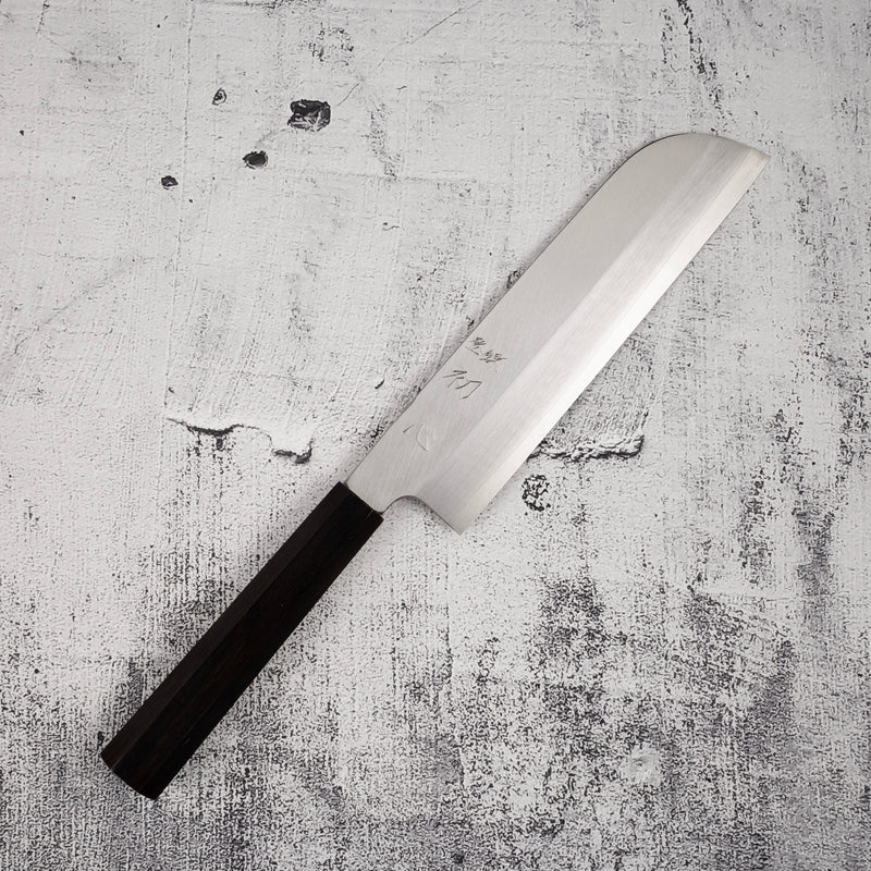 Hatsukokoro x Myojin Shirasagi Ginsan Kamagata Usuba 210mm