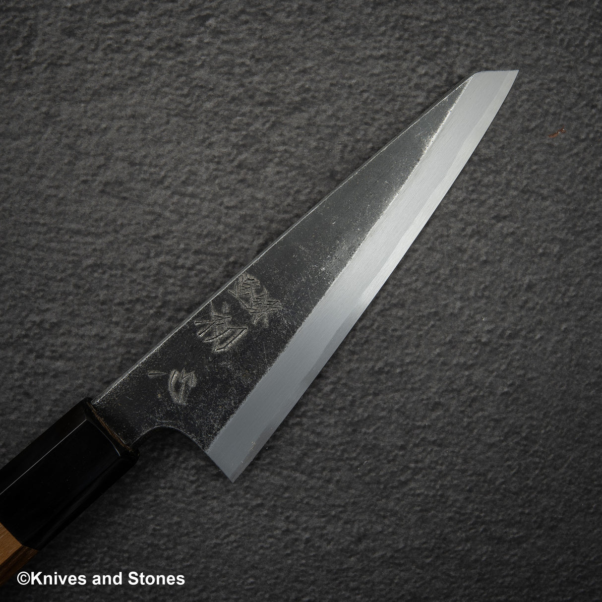 Hatsukokoro x Myojin Shirasagi Blue 2 Kurouchi Honesuki Boning Knife 150mm