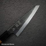 Hatsukokoro x Myojin Shirasagi Blue 2 Kurouchi Honesuki Boning Knife 150mm