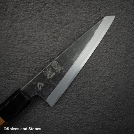 Hatsukokoro x Myojin Shirasagi Blue 2 Kurouchi Honesuki Boning Knife 150mm