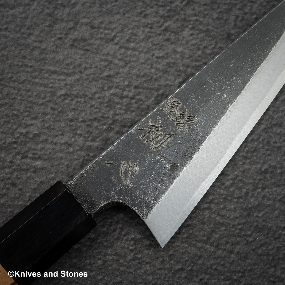 Hatsukokoro x Myojin Shirasagi Blue 2 Kurouchi Honesuki Boning Knife 150mm