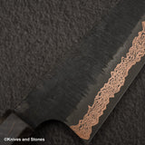 Hatsukokoro x Nigara Yorokobi SLD Copper Tsuchime Damascus Gyuto 210mm with Saya