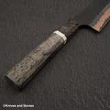 Hatsukokoro x Nigara Yorokobi SLD Copper Tsuchime Damascus Gyuto 210mm with Saya