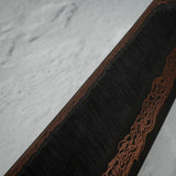 Hatsukokoro x Nigara Yorokobi SLD Copper Tsuchime Damascus K tip Gyuto 240mm with Saya