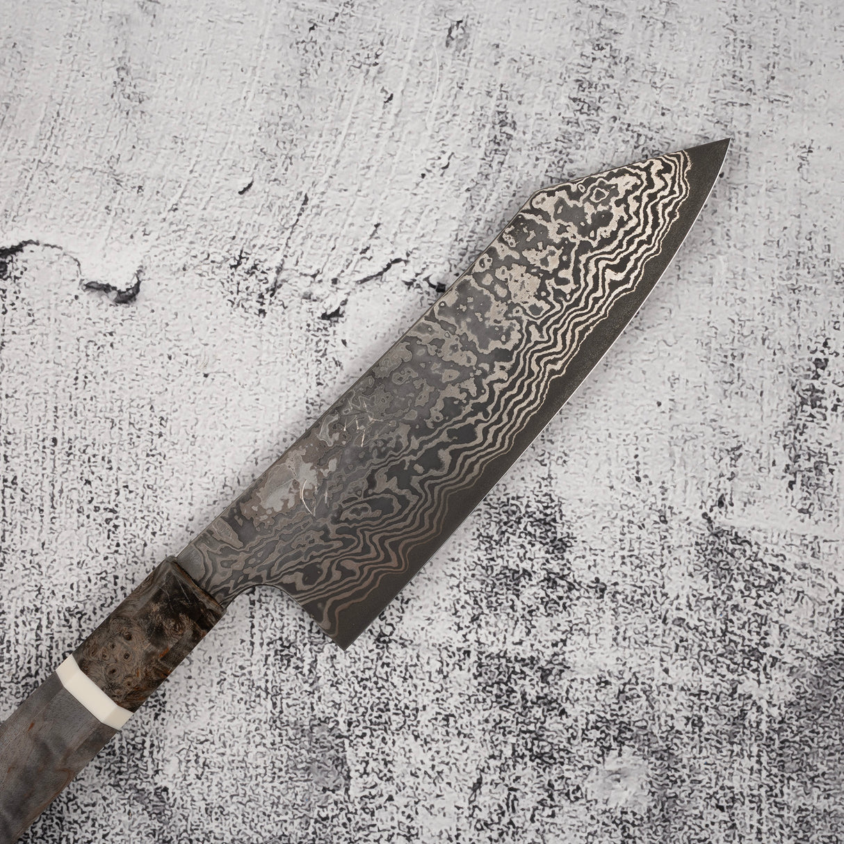 Hatsukokoro x Nigara Yorokobi Special SLD Kurouchi Damascus Bunka Polished