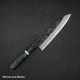 Hatsukokoro x Nigara Yorokobi Special SLD Kurouchi Damascus Gyuto 210mm Birch Handle
