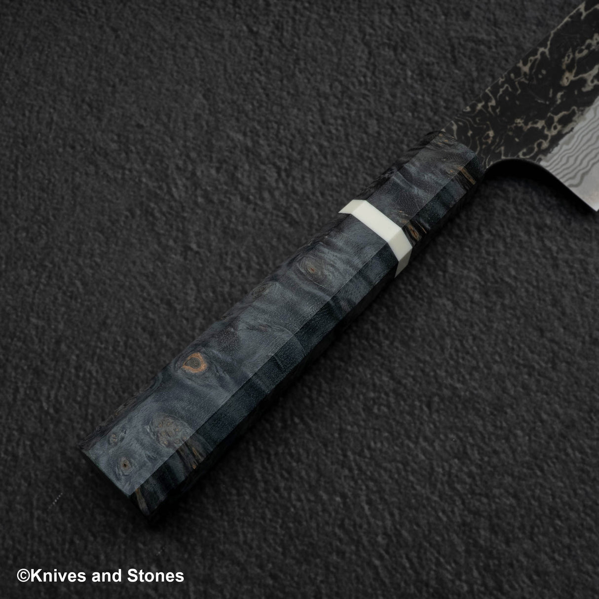 Hatsukokoro x Nigara Yorokobi Special SLD Kurouchi Damascus Gyuto 210mm Birch Handle