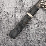 Hatsukokoro x Nigara Yorokobi Special SLD Kurouchi Damascus K tip Gyuto 240mm Polished