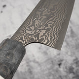 Hatsukokoro x Nigara Yorokobi Special SLD Kurouchi Damascus K tip Gyuto 240mm Polished