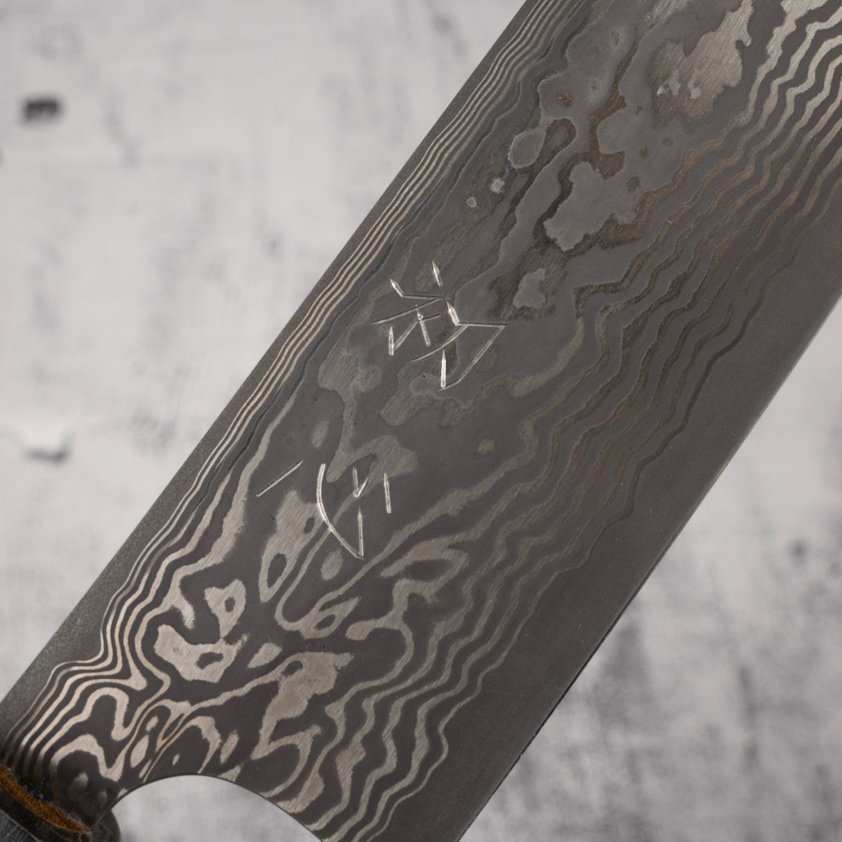 Hatsukokoro x Nigara Yorokobi Special SLD Kurouchi Damascus K tip Gyuto 240mm Polished