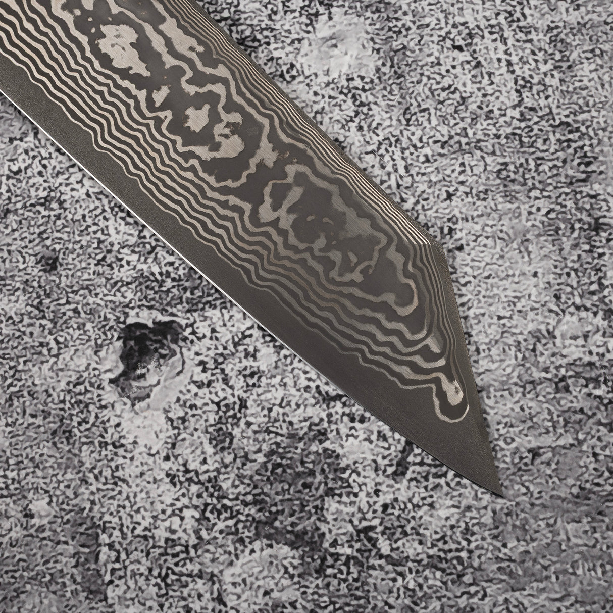 Hatsukokoro x Nigara Yorokobi Special SLD Kurouchi Damascus K tip Gyuto 240mm Polished
