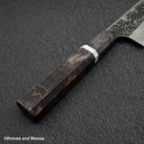 Hatsukokoro x Nigara Yorokobi Special SLD Kurouchi Damascus K tip Gyuto 210mm Birch Handle