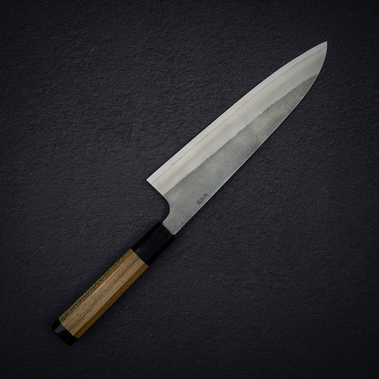 Hatsukokoro x Yoshikane SKD Nashiji Gyuto 210mm Extra Tall, Argetine Lignum Handle