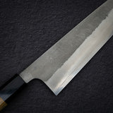 Hatsukokoro x Yoshikane SKD Nashiji Gyuto 210mm Extra Tall, Argetine Lignum Handle