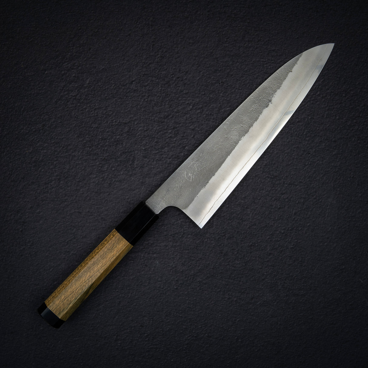 Hatsukokoro x Yoshikane SKD Nashiji Gyuto 210mm Extra Tall, Argetine Lignum Handle