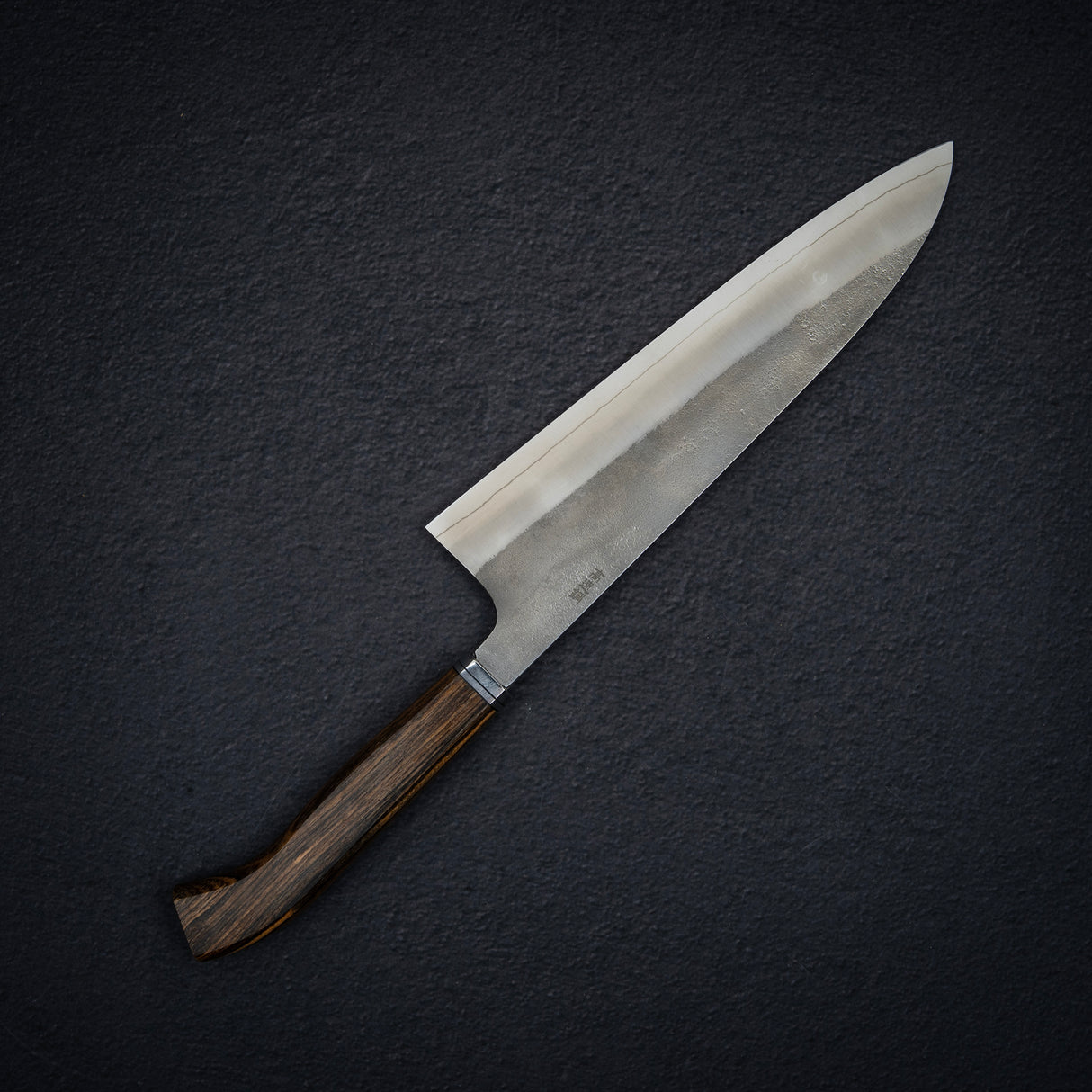 Hatsukokoro x Yoshikane SKD Nashiji Gyuto 210mm Extra Tall, Bocote Handle