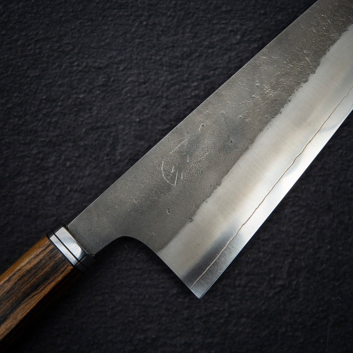 Hatsukokoro x Yoshikane SKD Nashiji Gyuto 210mm Extra Tall, Bocote Handle