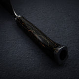 Hatsukokoro x Yoshikane SKD Nashiji Gyuto 210mm Extra Tall, Copper Mesh Handle