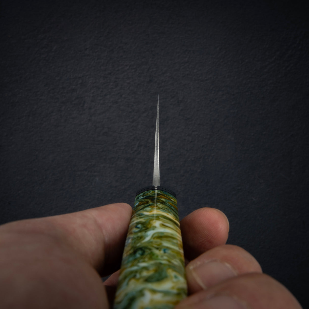 Hatsukokoro x Yoshikane SKD Nashiji Gyuto 210mm Extra Tall, Cosmic Swirl Handle