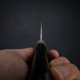 Hatsukokoro x Yoshikane SKD Nashiji Gyuto 210mm Extra Tall, Heart-shaped Ebony Handle