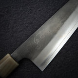 Hatsukokoro x Yoshikane SKD Nashiji Gyuto 210mm Extra Tall, Heart-shaped Ebony Handle