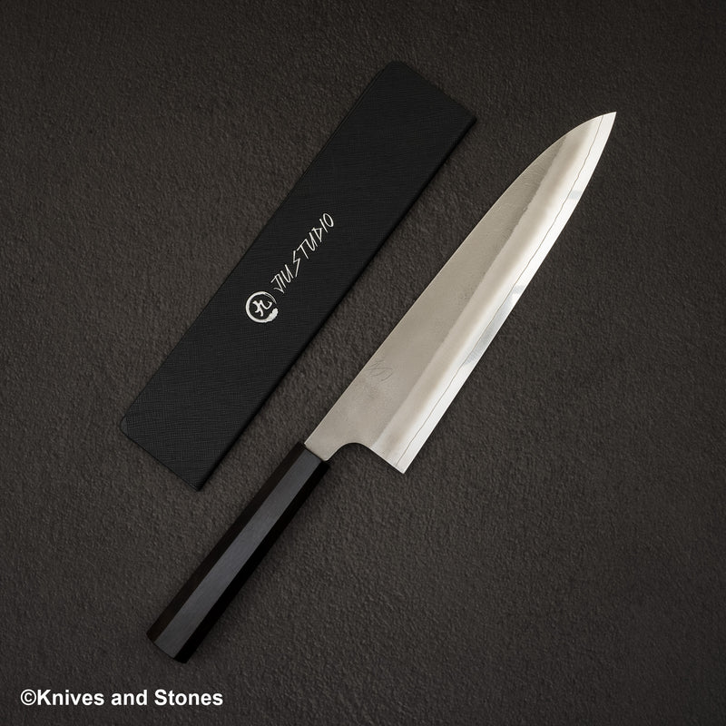 Hatsukokoro x Yoshikane SKD Nashiji Gyuto 240mm Extra Tall, with Magnetic Guard