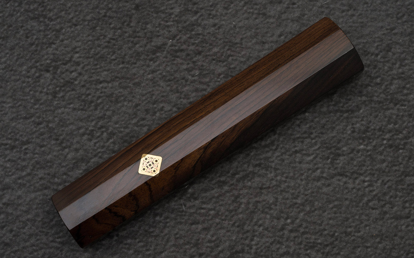 Ebony Mosaic Japanese knife handle
