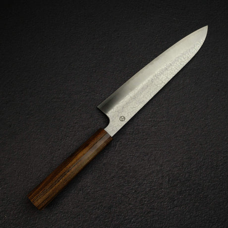 K&S Arare SG2 Gyuto 210mm by Iron Clad, with Black Charcate Handle