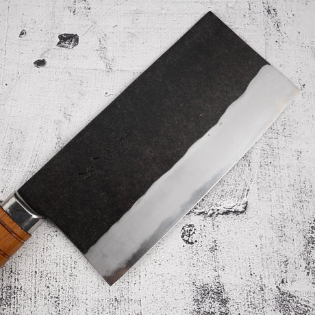 K&S Blue 2 Kurouchi Chinese Cleaver 210mm