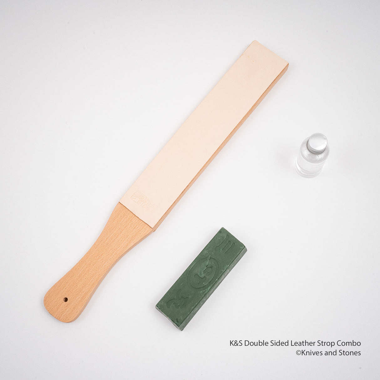 K&S Double Sided Leather Strop Combo