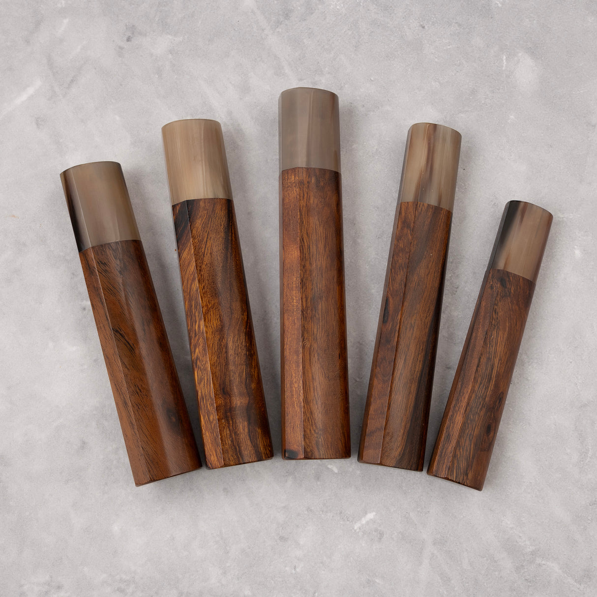 K&S Heart-shaped Ironwood Handle with Blonde/Marble Ferrule