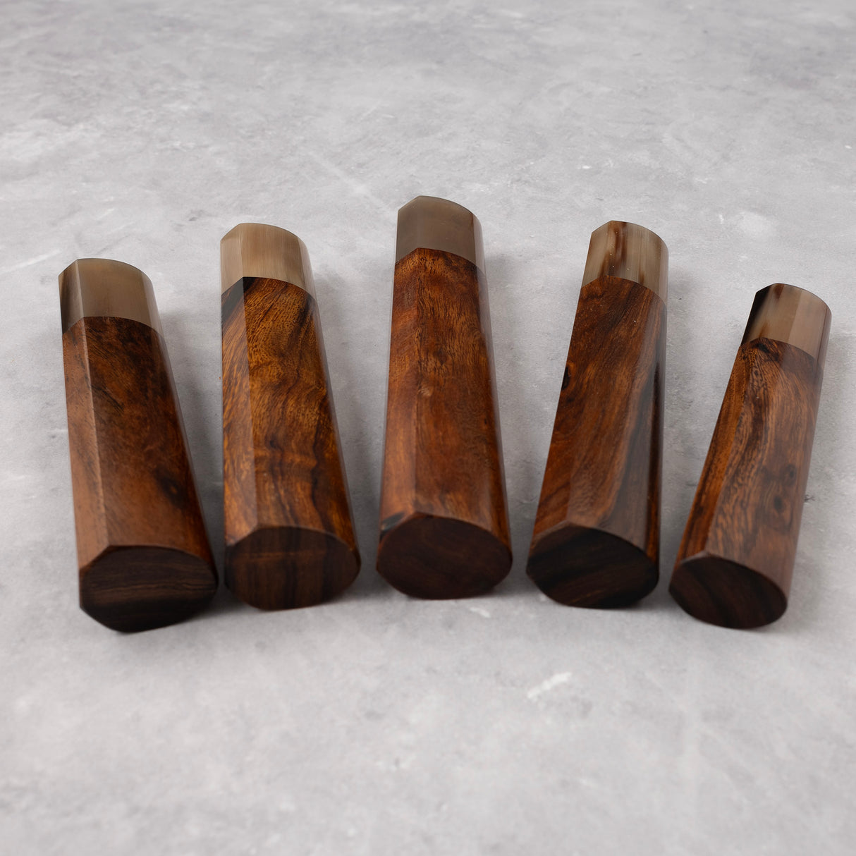 K&S Heart-shaped Ironwood Handle with Blonde/Marble Ferrule