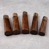 K&S Heart-shaped Ironwood Handle with Blonde/Marble Ferrule