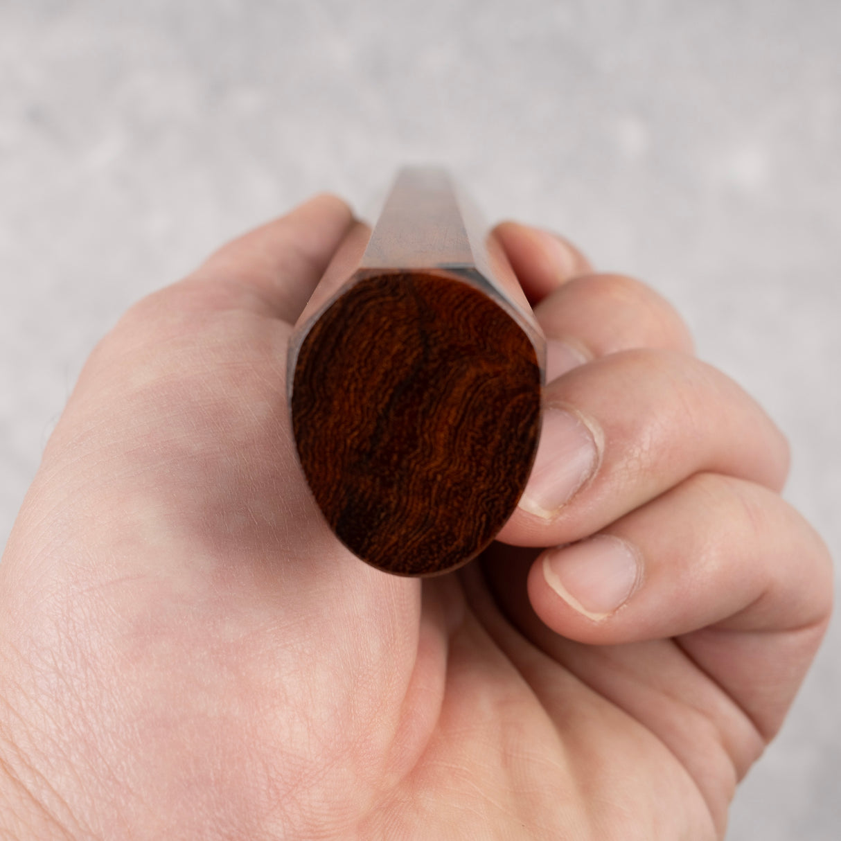 K&S Heart-shaped Ironwood Handle with Blonde/Marble Ferrule