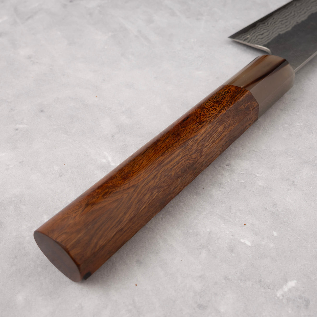 K&S Heart-shaped Ironwood Handle with Blonde/Marble Ferrule