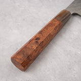 K&S Octagonal Amboyna Burl Handle with Blonde/Marble Ferrule