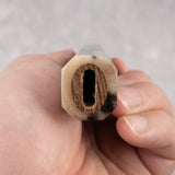 K&S Octagonal Ebony Handle with Blonde/Marble Ferrule