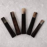 K&S Octagonal Ebony Handle with Blonde/Marble Ferrule