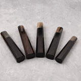 K&S Octagonal Ebony Handle with Blonde/Marble Ferrule