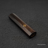 K&S Special Handle: Octagonal Ebony Handle with Square Mosaic Pin
