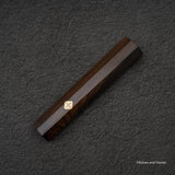 K&S Special Handle: Octagonal Ebony Handle with Square Mosaic Pin