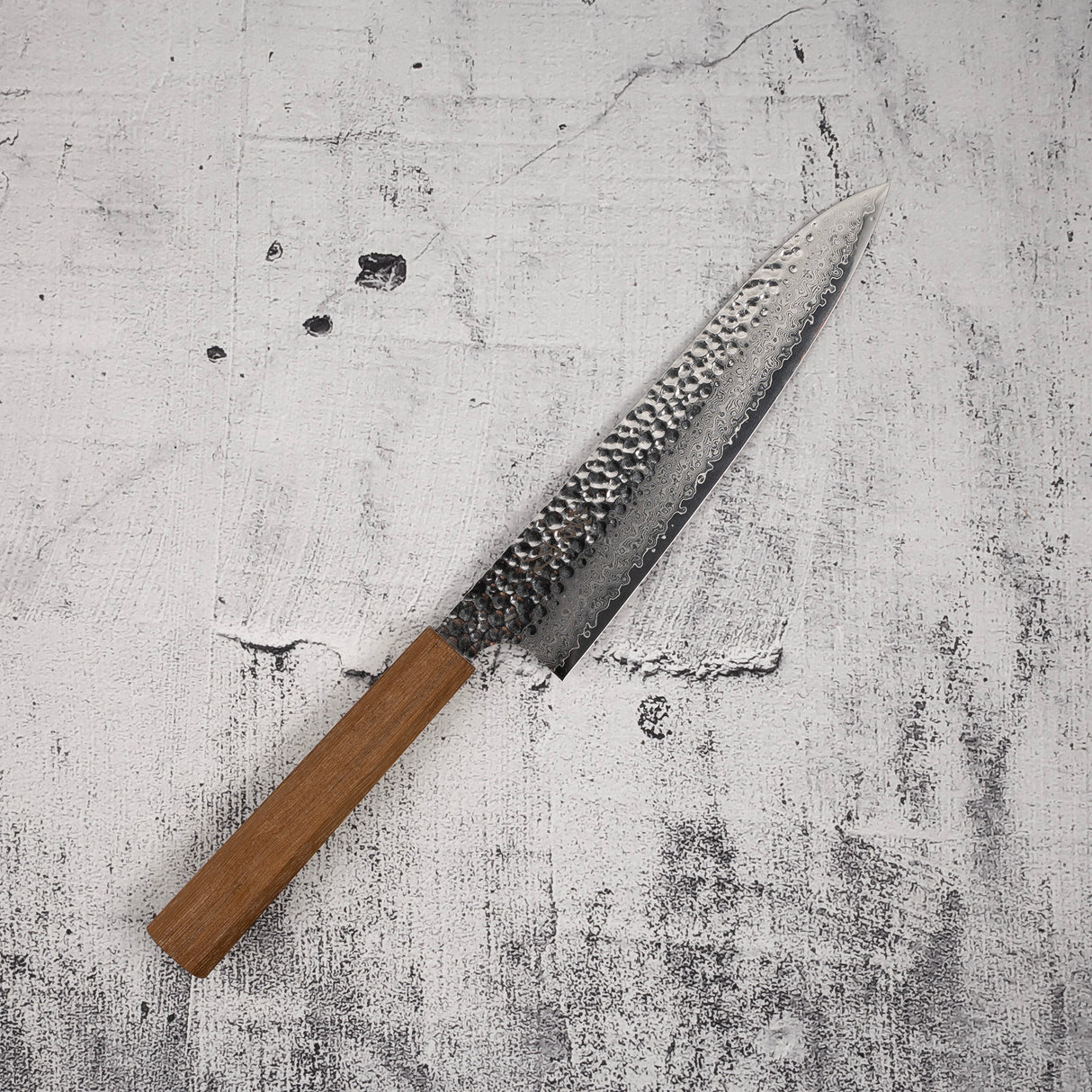 K&S VG10 Tsuchime Damascus Gyuto 210mm