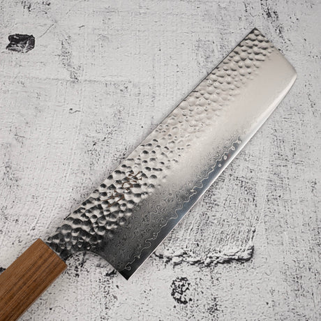 K&S VG10 Tsuchime Damascus Nakiri 180mm
