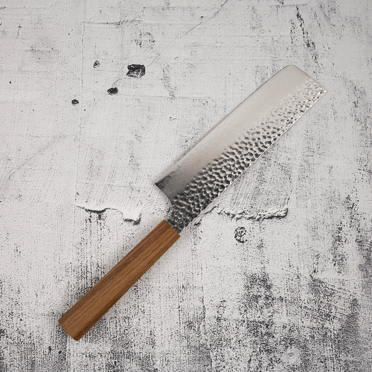 K&S VG10 Tsuchime Damascus Nakiri 180mm