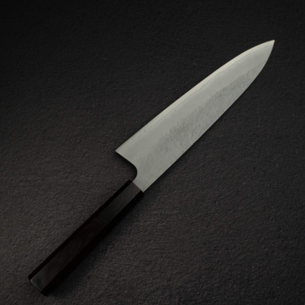 K&S Yuepo SLD Nashiji Gyuto 210mm, Ebony Handle