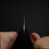 K&S Yuepo SLD Nashiji K-tip Gyuto 210mm, Ebony Handle