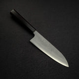 K&S Yuepo SLD Nashiji Santoku 180mm, Ebony Handle