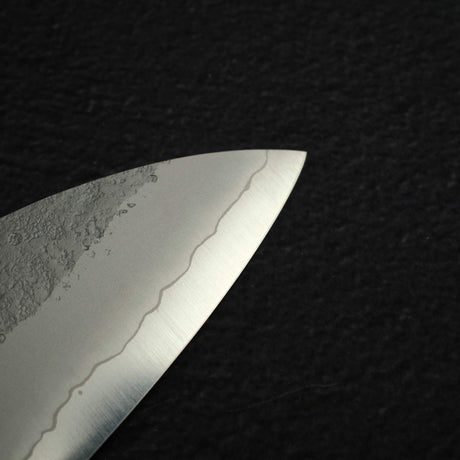 K&S Yuepo SLD Nashiji Santoku 180mm, Ebony Handle