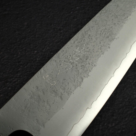 K&S Yuepo SLD Nashiji Santoku 180mm, Ebony Handle
