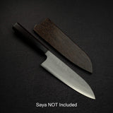 K&S Yuepo SLD Nashiji Santoku 180mm, Ebony Handle